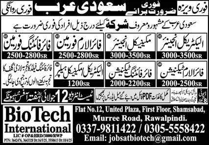 Company jobs in saudi arabia Riyadh 2025